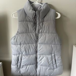 Grey Puffer Vest